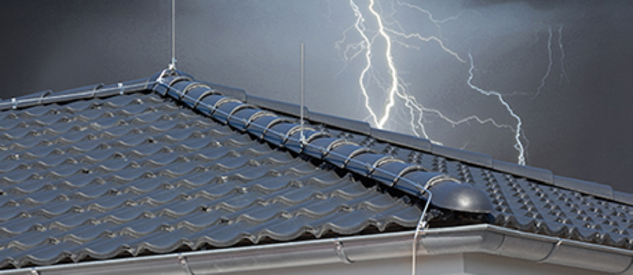 Äußerer Blitzschutz bei Elektro Frank GmbH in Mainleus